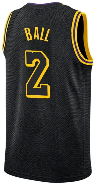 2 Lonzo Ball jersey 0 Kyle Kuzma 23 James JERSEY мужские 14 Brandon Ingram 24 Kobe Bryant майки Топ продаж - Цвет: New city