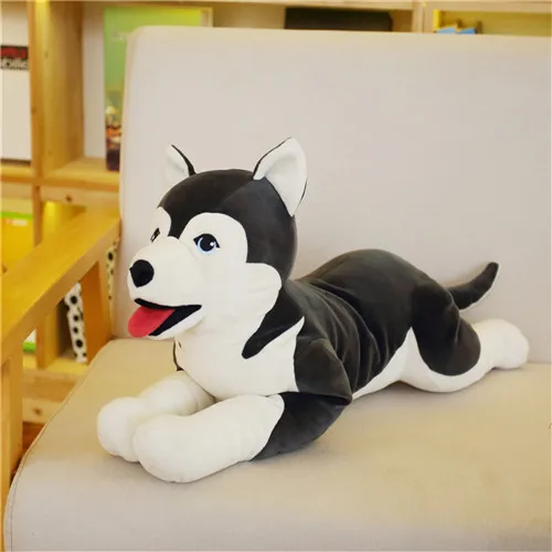 Fancytrader 59`` Giant Plush Husky Toy Stuffed Animal Dog Doll Hugging Pillow Kid Gift Home Deco X`mas Gift 150cm 2 Colors (6)
