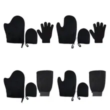 3 шт. перчатки для душа и ванной, отшелушивающий, для мытья кожи, спа массаж, скраб для тела, скруббер, Новинка