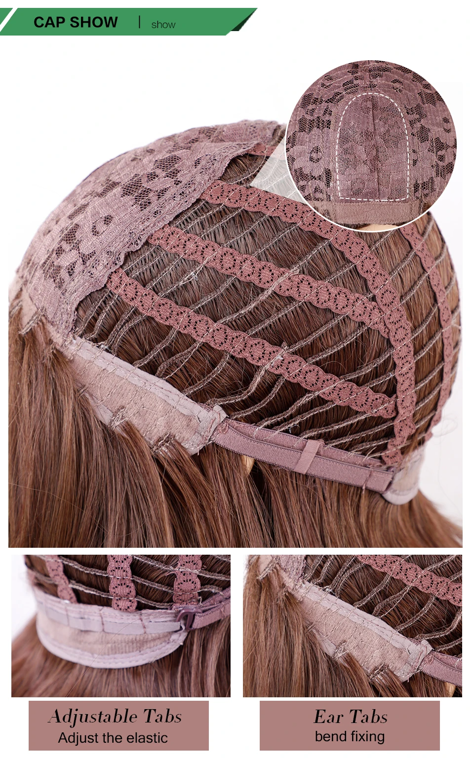 JONRENAU для женщин Модные Синтетические длинные натуральные волнистые волосы Ombre светильник коричнево-светлые парик для косплея или вечерние