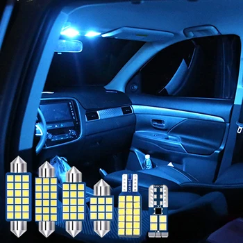 

4x Error Free Auto LED Bulbs Car Interior Light Kit Dome Reading Lights Trunk Lamps For Mitsubishi Pajero 2007 2008