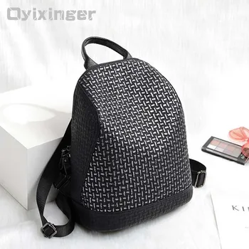 

Women Waterproof Backpacks Genuine Leather Backpack Women Luxury Soft Leather School Bags For Teenage Girls Mochila Feminina New