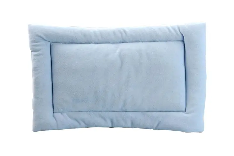 Хлопковая подушка для домашних животных, мягкий коврик для кровати для собак, теплое одеяло для собак, однотонный флисовый лежак для маленьких, средних и больших собак, товары для домашних животных - Цвет: Синий