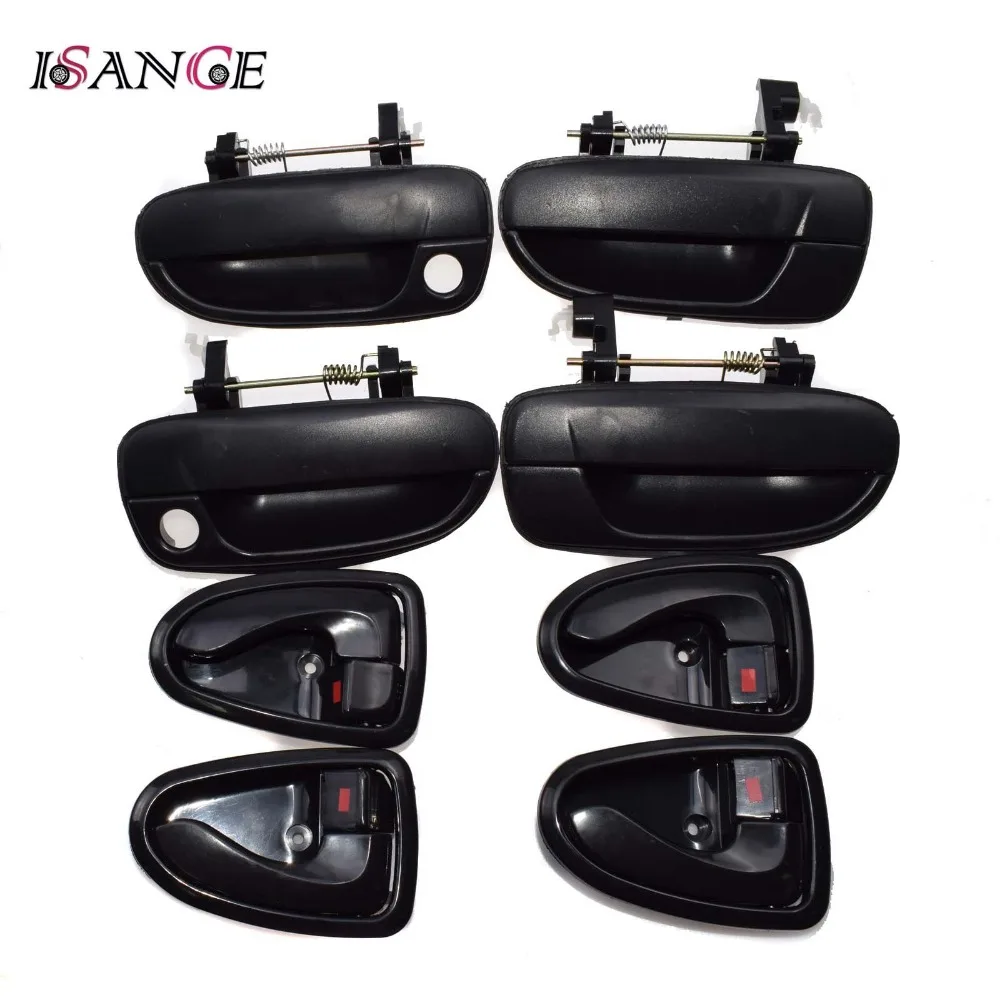 Isance Black Outside / Inside Door Handles Set 8265025000 8261022001