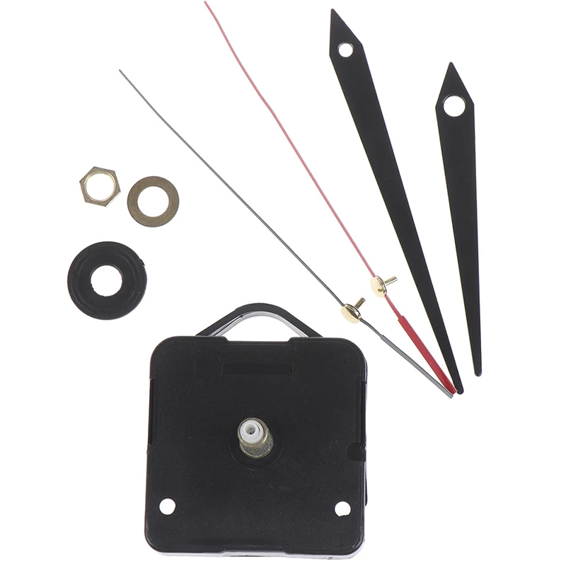 DIY Clock Mechanism Classic Hanging Black Quartz Watch Wall Clock Movement Mechanism Parts Repair Replacement Essential Tools