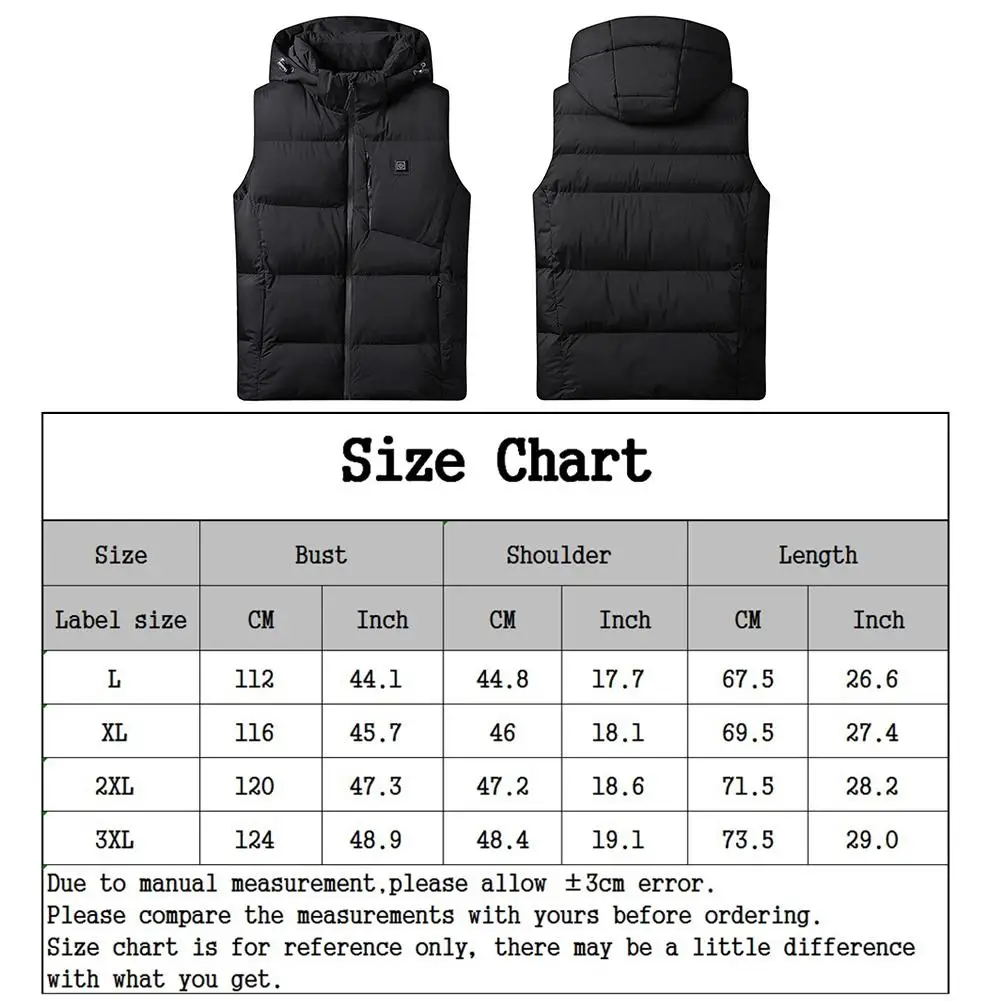 Открытый Электрический подогреваемый жилет с питанием от USB, теплый жилет, Зимний Легкий водонепроницаемый ветронепроницаемый жилет для мужчин и женщин