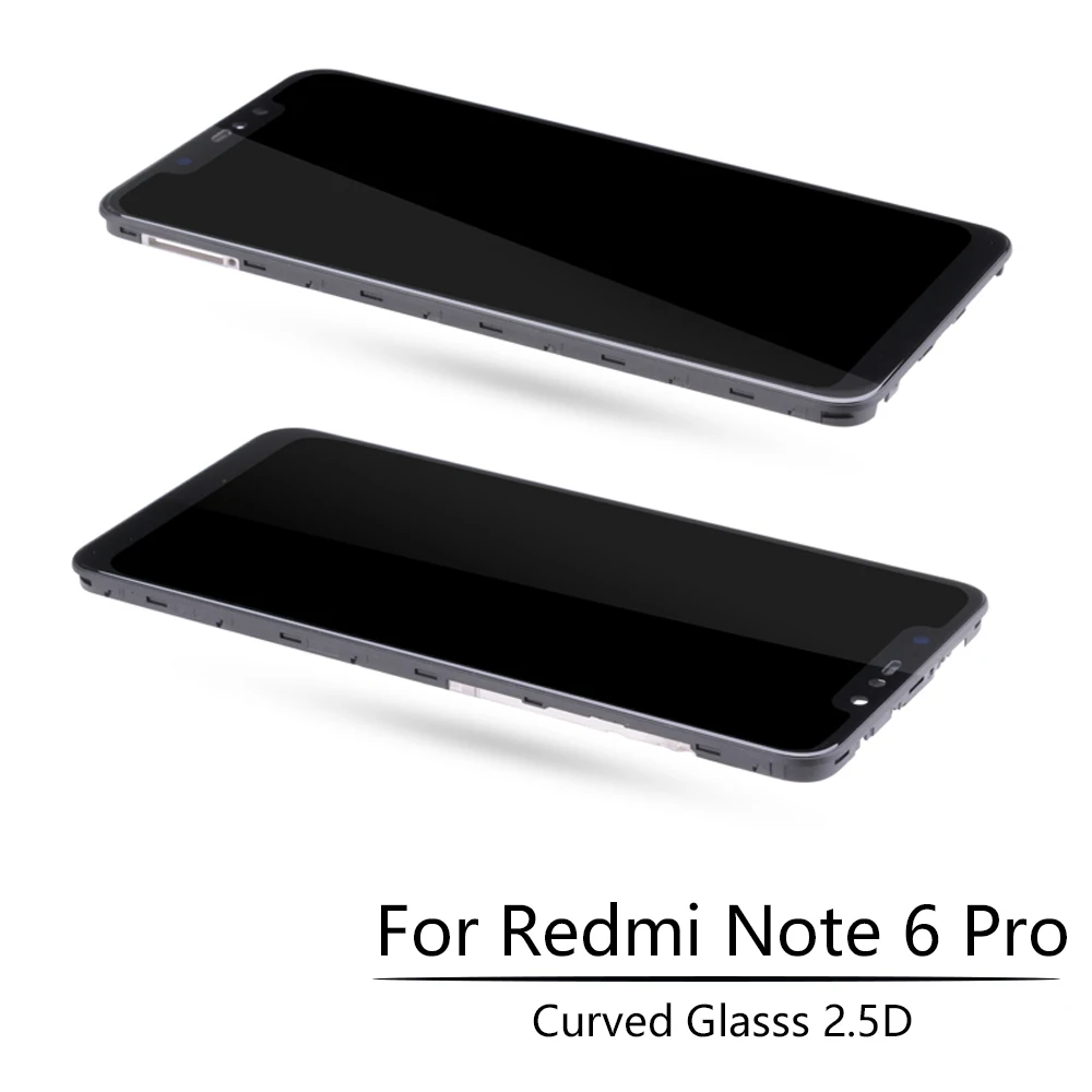 6,2" ЖК-дисплей для Xiao mi Red mi Note 6 Pro ЖК-дисплей сенсорный экран дигитайзер с рамкой для mi Red mi Note 6 Pro дисплей
