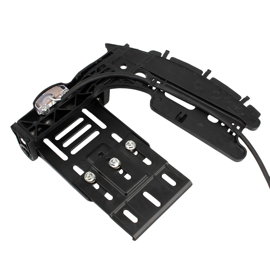 Black Side Mount License Plate Bracket For Harley  Dyna Sportster