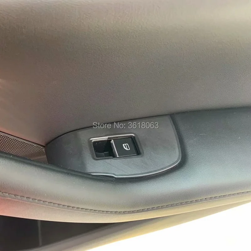 Для Mazda 3 карбоновая Внутренняя дверь, окно, подлокотник, крышка, стекло, кнопка подъема, управление, отделка автомобиля-Стайлинг, украшение, аксессуар