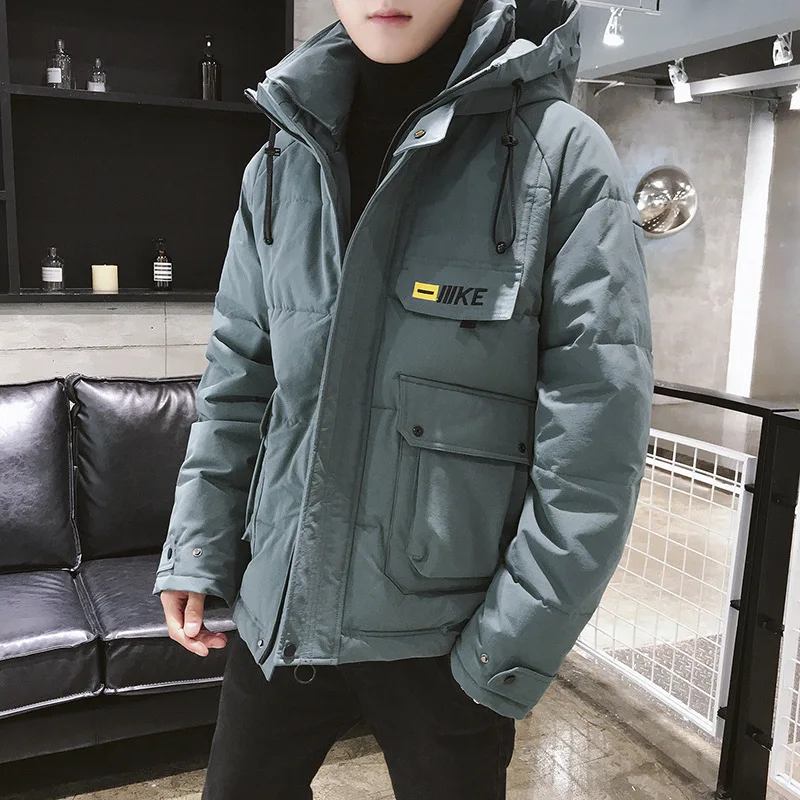 Winter Coat MEN'S Cotton-padded Coat Popular Brand Couples Winter down Coat Cotton-padded Jacket New Style Workwear down Ja