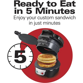 

Breakfast Sandwich Maker Home Toaster Multifunction Breakfast Machine Burger Machine EU Plug