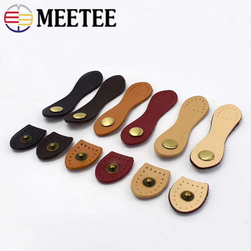 Meetee 5/10 шт. 9*2 5 см Пряжка из натуральной кожи кожа искусственная Лоскутная сумка