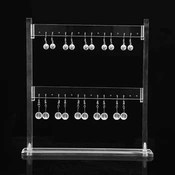 

Earring Organizer Plastic Stand Holder Home Storage Store Store Gallery Jewelry Display Props New Arrival
