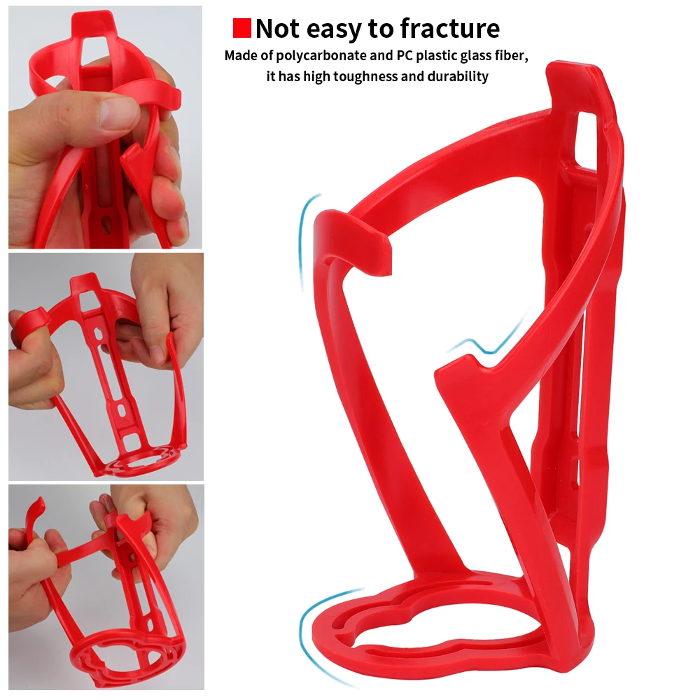 

Bicycle Bottle Holder Flexible PE Bottle Cage Ultralight Bottle Rack Mount MTB Mountain Road Bike Supplies