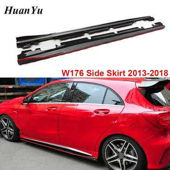 

W176 W117 Carbon Fiber R Style Side Skirt for Mercedes-benz A & CLA Class A180 A200 A45 CLA45 AMG Package 2013-2018