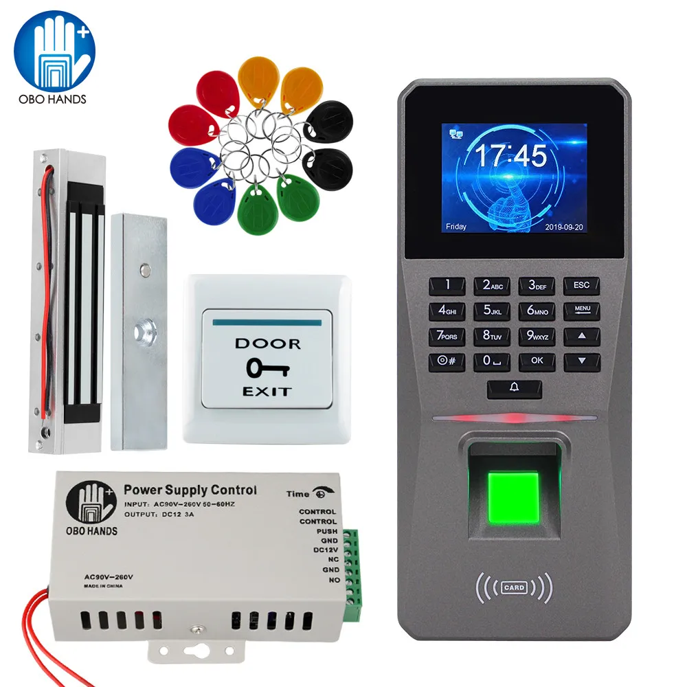 Система контроля допуска к двери OBO RFID набор TCP/IP/ USB биометрический считыватель