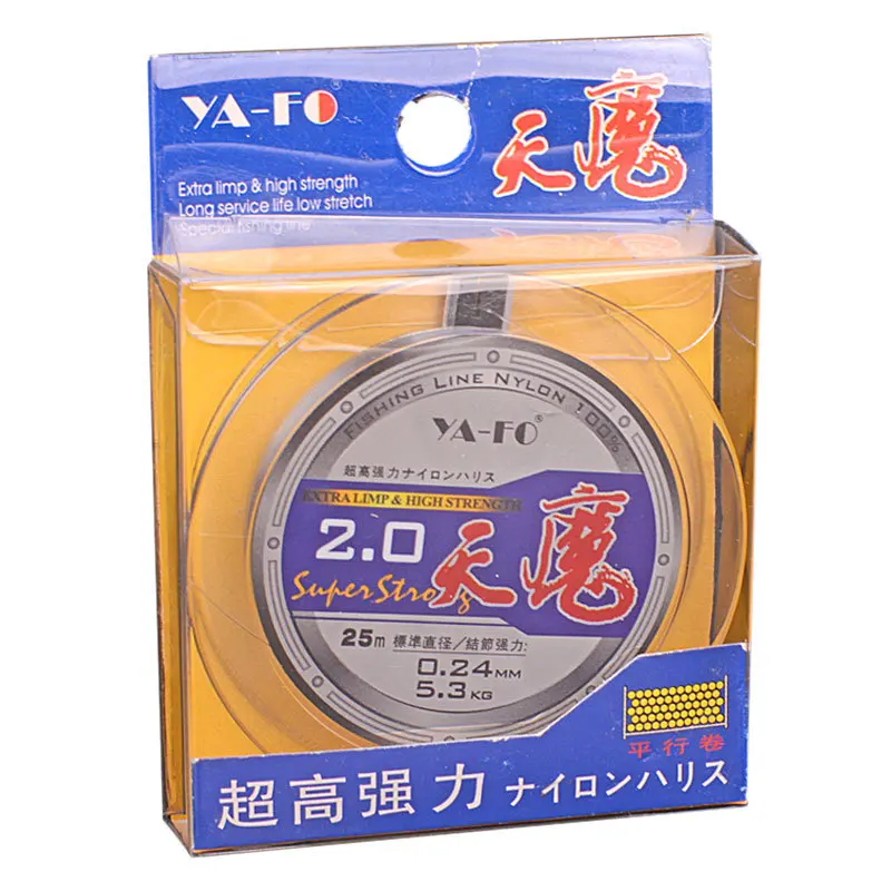 

Factory Direct Selling Yafeng Fishing Line Omen 25 M Mainline Nylon Fishing Line Nylon Thread Special Offer