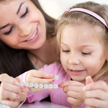 

2020 Boys Girls Home Funny Pearl Diver Dig Kit DIY Excavation Bracelet Assembly Toys