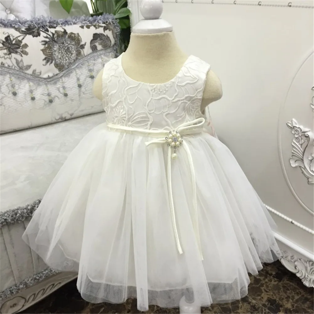 EBay/Лидер продаж, нарядное платье для малышей 0-2 лет, платье принцессы, хлопковое торжественное платье для дня рождения и фотосессии