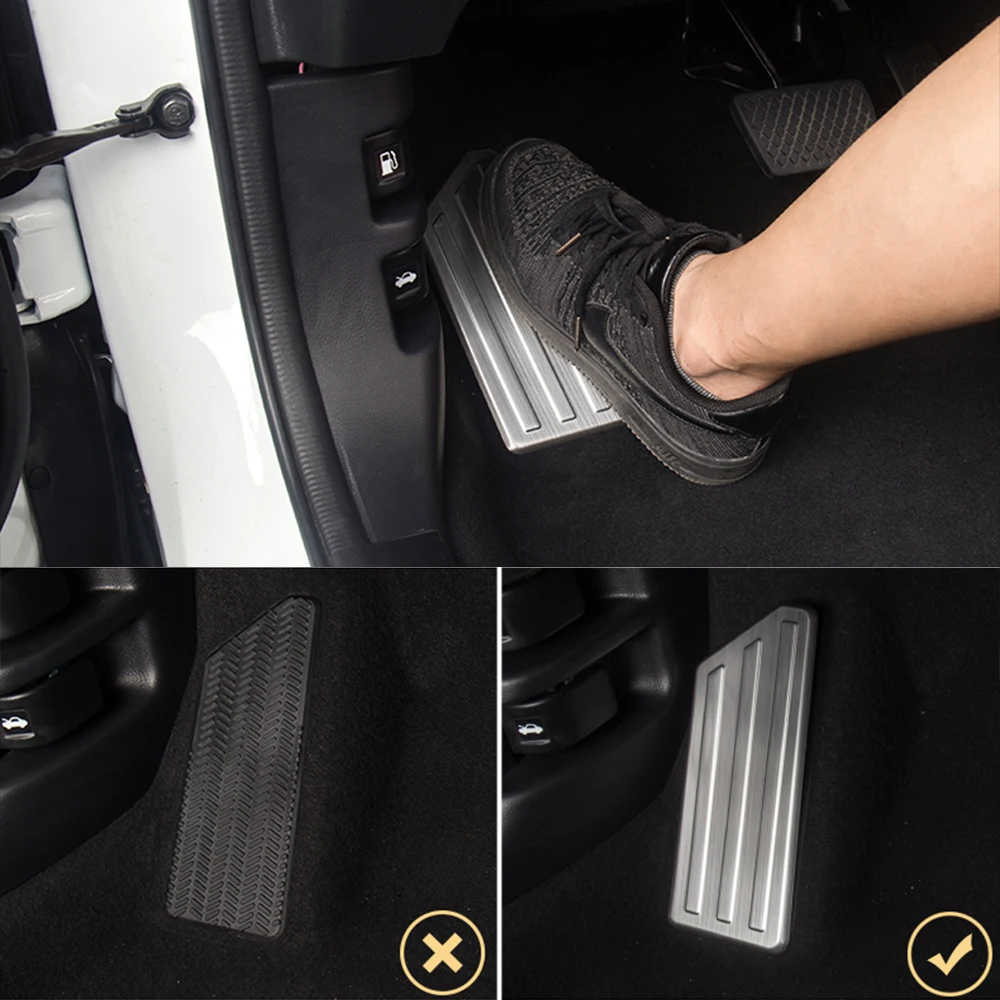 Автомобильная подпорка педаль для Honda CR-V CRV C RV Авто подставка для ног доска отделка серебро Роскошная декоративная панель аксессуары