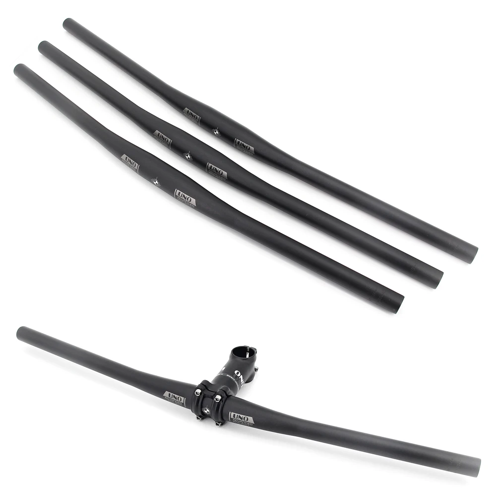 Oshhni Guidon de vélo de route - Barre plate - Pour vélos de ville - M - 31,8 x 640 mm