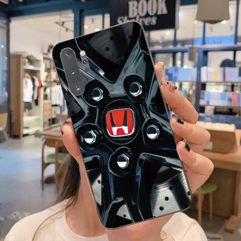 Автомобильный брендовый чехол для Honda мягкий телефона Samsung Note 7 8 9 10 Lite Plus Galaxy J7 J8 J6