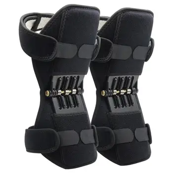 

1Pair Knee Protection Booster Power Lifts Joint Support Pads With Powerful Rebounds Spring Force Leg Knee Band