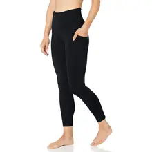 Женские Бесшовные Легинсы тренировки, леггинсы с карманами и Фитнес спортивный беговой спортивный жесткий брюки средней длины зауженные брюки, одежда