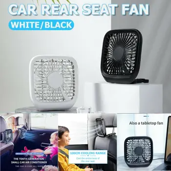 

Portable Mini USB Cooling Fan Desktop Cooler Car Headrest Back Seat Silent Fan