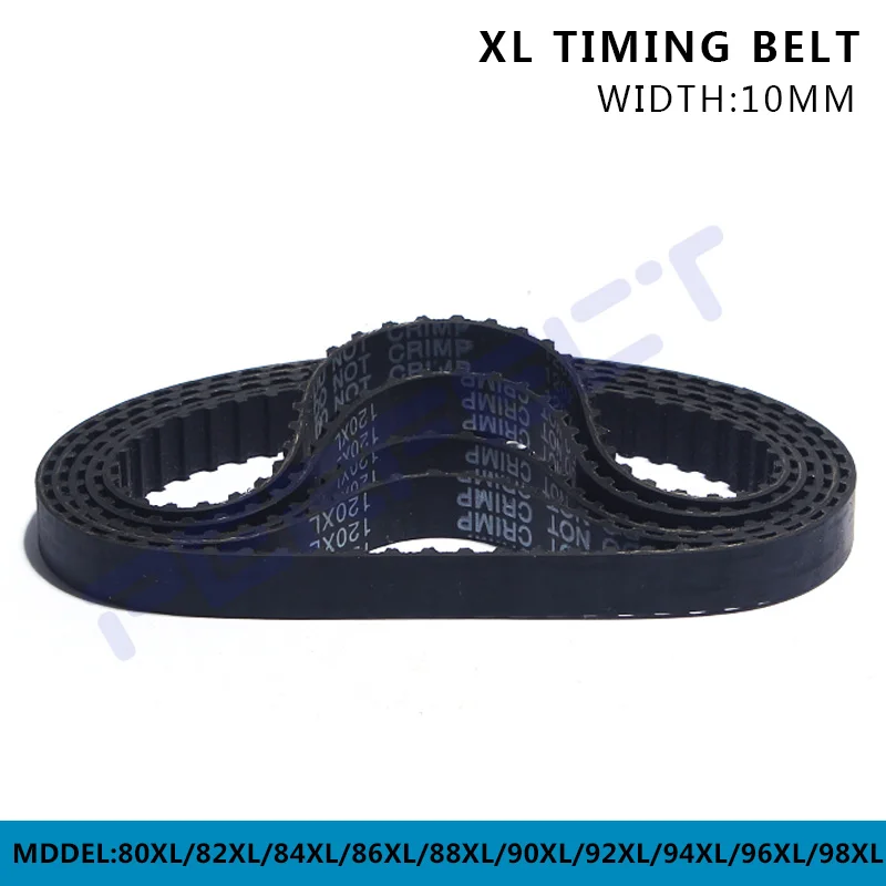 

80/82/84/86/88/90/92/94/96/98XL Timing belt 10mm width Transmission Belts XL Belts Positive Drive CNC Stepper motor