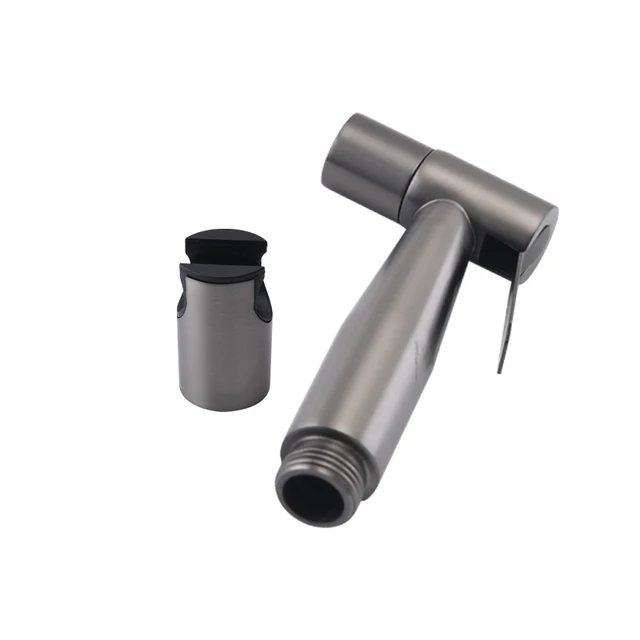 Handheld Bidet Spray Shower Set Toilet Sprayer Douche kit Bidet Faucet,Brushed Nickel,Rose gold Brushed gol 304 Stainless Steel Brushed gray 2