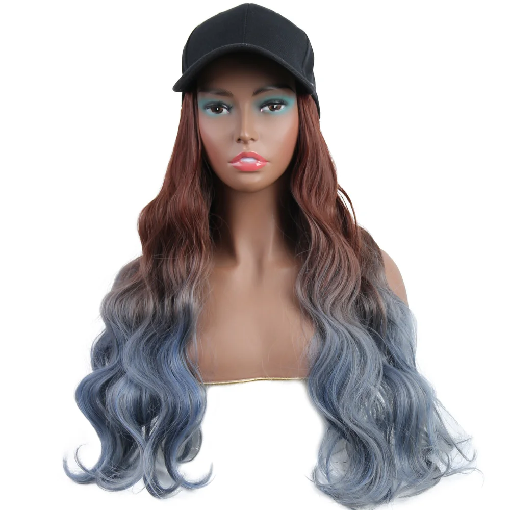 cabelo do boné de beisebol muitas cores