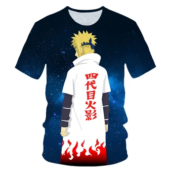 

2019 fashion Japanese Anime Naruto Printed Children T-shirts Kids Fashion Summer O-Neck Tees Boys/Girls Soft Tops Baby Clothing