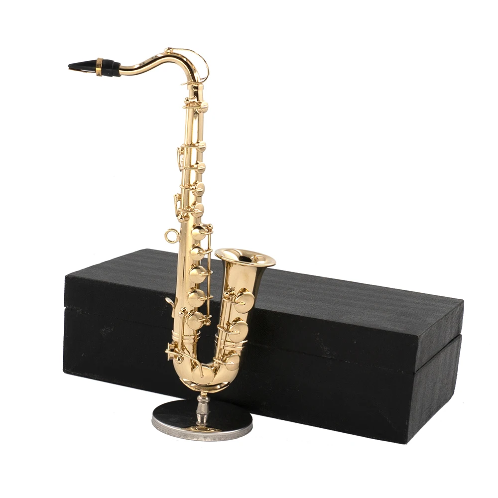 Miniatur Tenor Saxophon Mini Musikinstrument