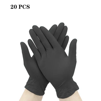 

20 PCS Disposable Gloves Latex Dishwashing/Kitchen/Work/Rubber/Garden Gloves Universal For Left and Right Hand 4 Color