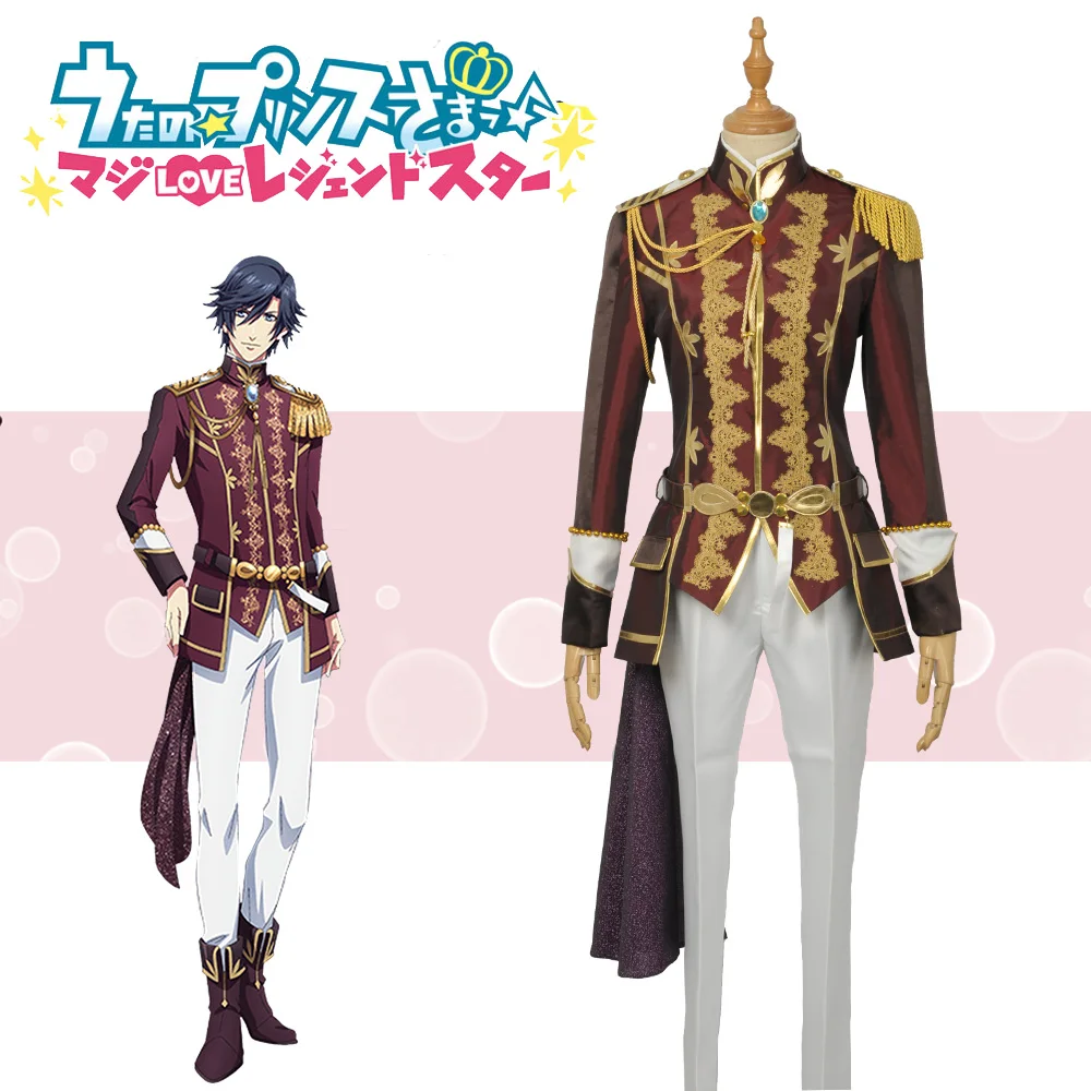Игра Uta no Prince-sam Ichinose Tokiya Косплей Костюм на заказ для взрослых мужчин сценическая форма куртка брюки пояс Одежда Хэллоуин
