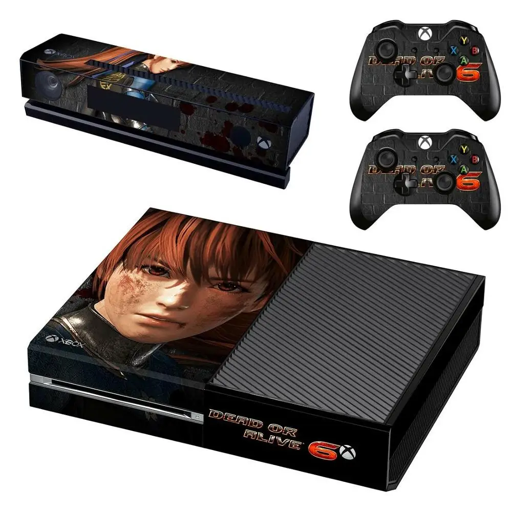 Наклейка s Dead or Alive 6 для xbox one наклейки на кожу стикеры Adesivo для xbox one консоль Kinect два контроллера Скины - Цвет: GSTM2516