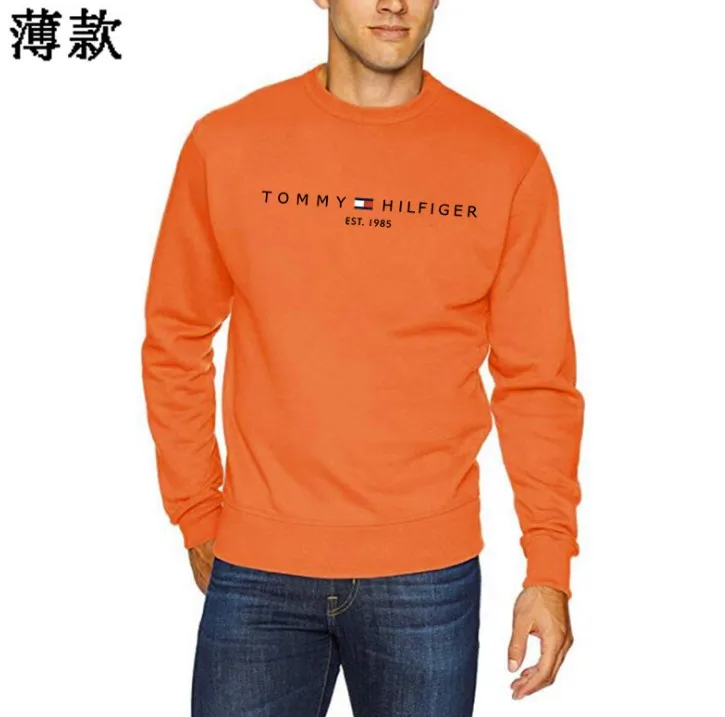 orange XS-XXXXXL Женская толстовка с круглым вырезом и буквенным принтом, модная Женская толстовка с длинным рукавом, Крутая толстовка с капюшоном для мужчин и девочек - Цвет: orange