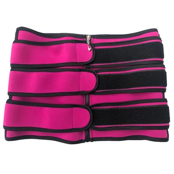 

Women Zipper Neoprene Sweat Girdle Sports Fat Burning Workout Weight Loss Gym Corset Cincher Waist Trainer Slimming Waistband