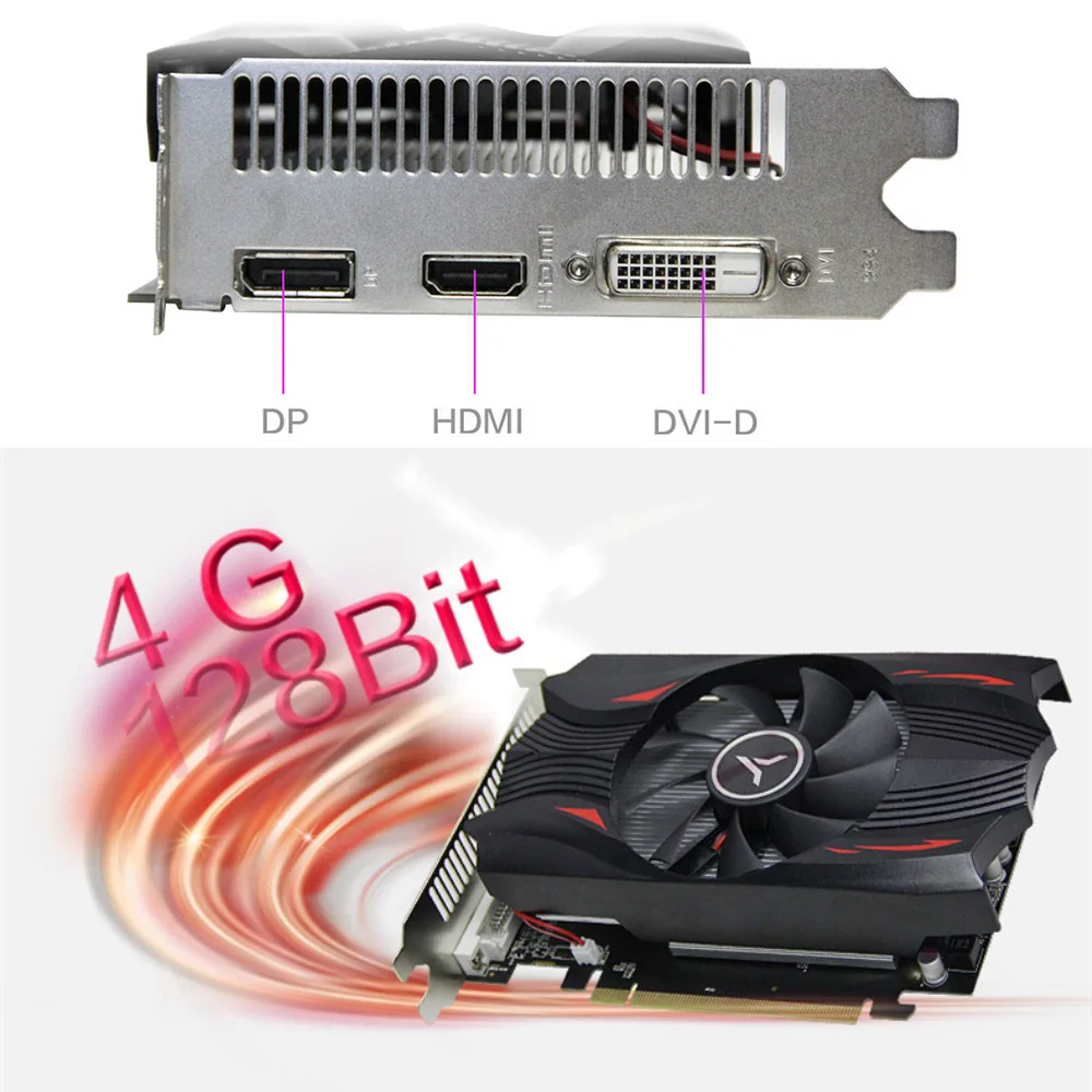  Rx560D 4Gb Gddr5 Pci Express 3.0 Directx12 Video Gaming Graphics Card External Graphics Card 128bit