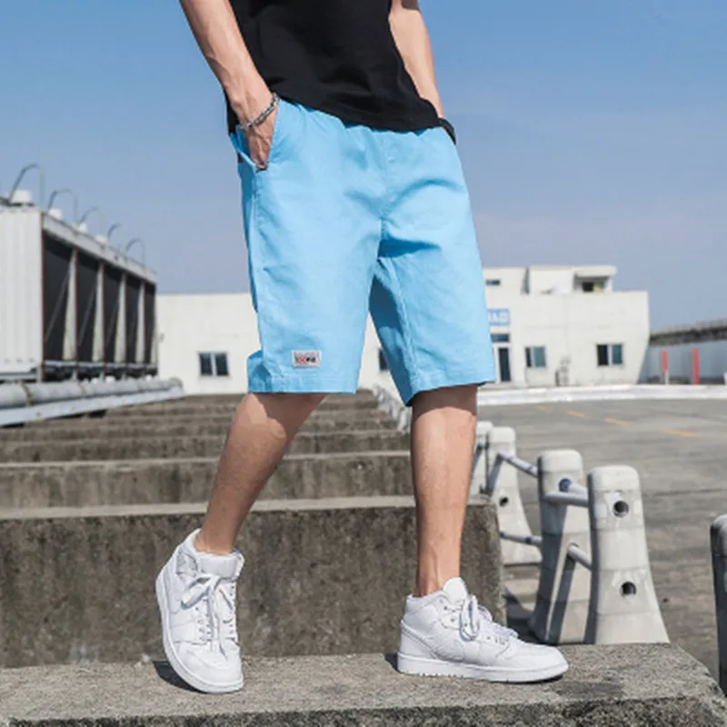 

Shorts men's fashion ins summer men's new work clothes pants youth students straight casual beach loose straight casual pants