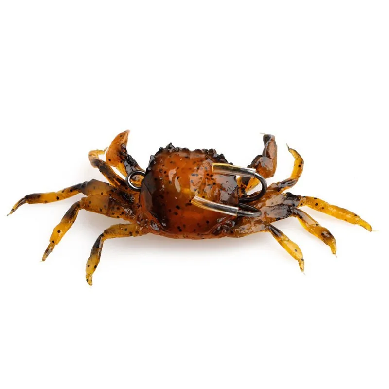 Силиконовая приманка для дороги 3D Имитация краба рыбной ловли 8 см/30 г с крючком