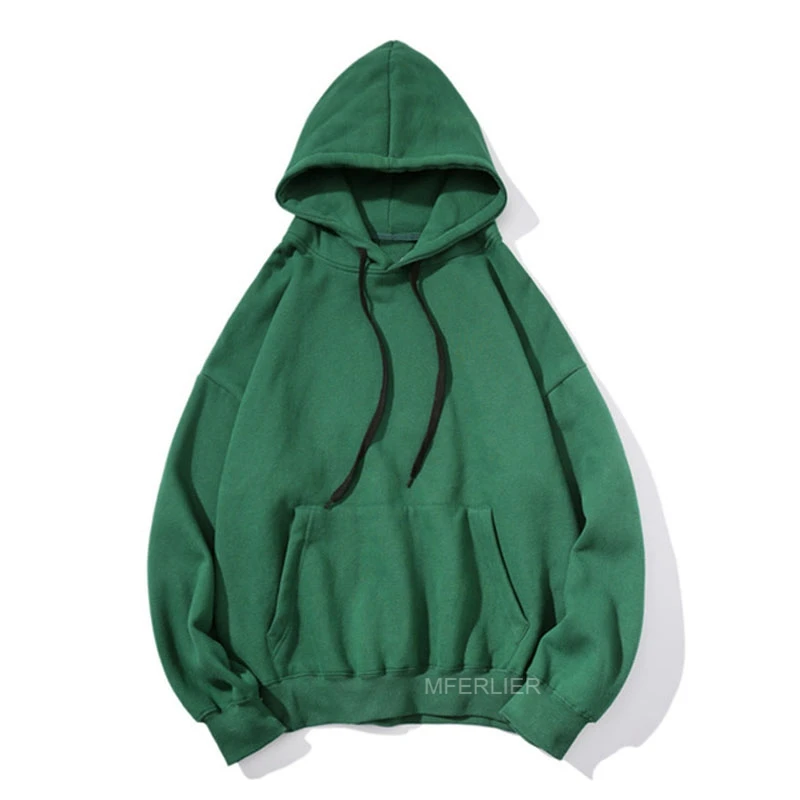 Зеленый Осень Зима толстовки мужские флисовые 5XL 6XL 7XL 8XL бюст 140 см большой размер свободные 9 цветов Толстовка мужская - Цвет: Зеленый