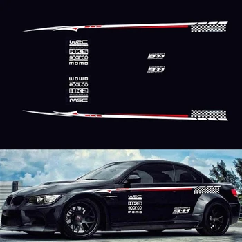 

Auto Car Sticker 1 Pair Vinyl Waterproof Decals Replacement Set Exterior