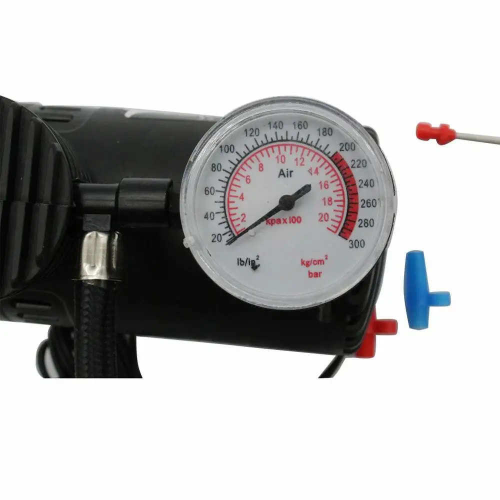 12V Портативный мини воздушный компрессор 300 Psi автомобилей Ван велосипед шины инфлятор сигареты автомобиля воздушный насос авто аксессуары