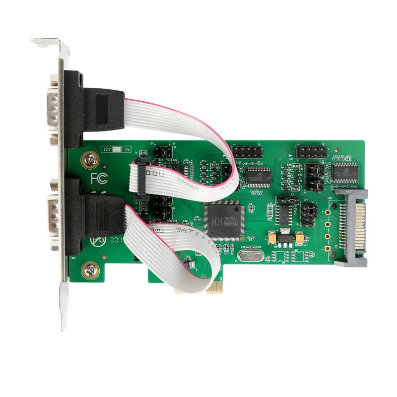 PCI-Express мульти-плата последовательного доступа PCI-E 4 Порты и разъёмы RS232 плата последовательного доступа контроллера PCIe с ttl Уровень 1-ПИН-кода 9-контактный разъем Питание для банковских чеков