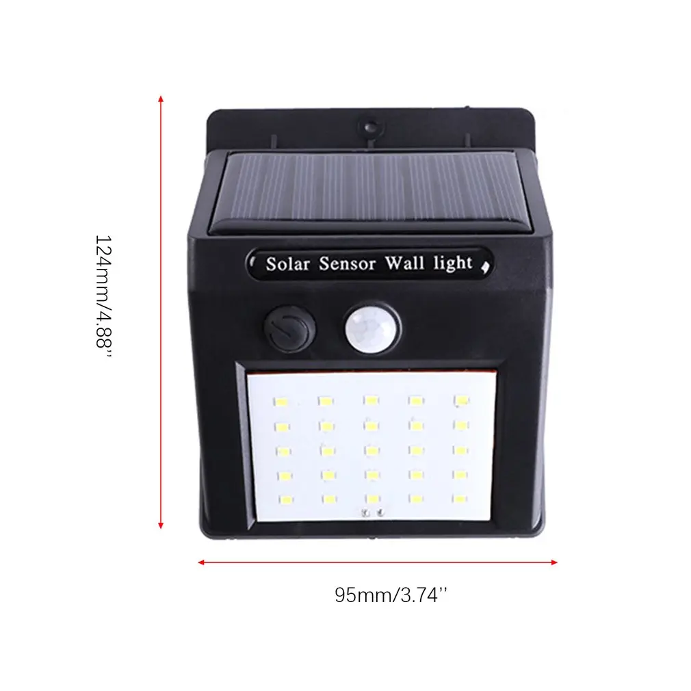 Водонепроницаемый 30 светодиодный датчик движения PIR на солнечной энергии садовый настенный фонарь наружный домашний свет