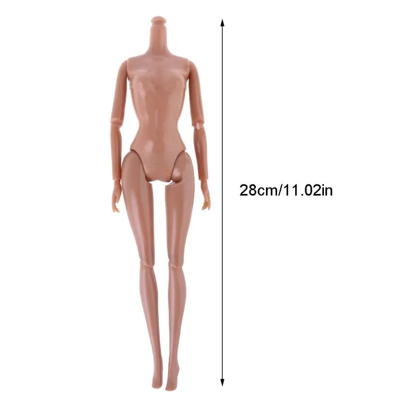 Кукольный дом с 12 шарнирами сделай сам передвижной шоколадного цвета без головы