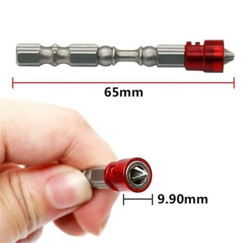 

10pcs 65mm Magnetic Screwdriver Bit Screw Driver Bits 1/4 Hex Shank Tool Sets