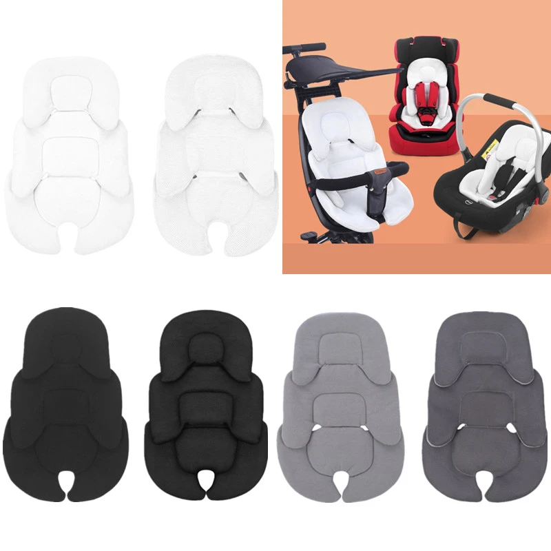 Baby Stroller Cushion Car Seat Insert Baby Head Neck Support Pillow Mattress Breathable Mesh Liner Mat Pram Thermal Mattress baby stroller accessories and scooter hybrid	